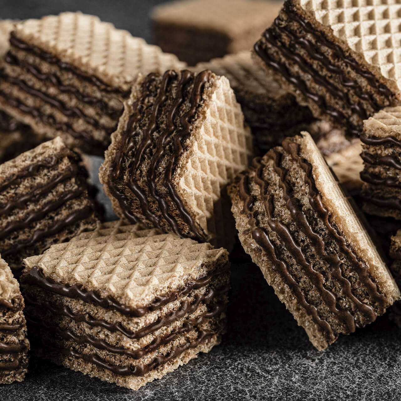Quadratini Chocolate, Creme-Filled Wafer Cookies, 8.82 oz. Bag - Image 6