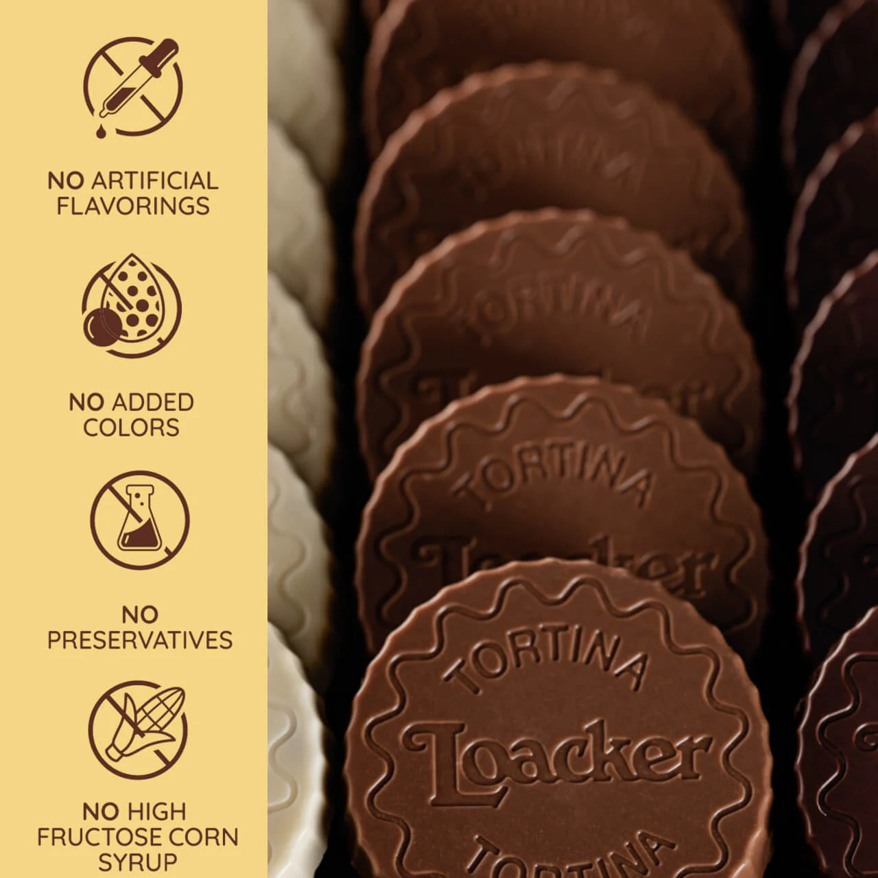 Tortina Triple Chocolate, chocolate wafer Specialty, 4.44 oz. Box - Image 3